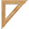 Ekena Millwork Traditional Traditional Rough Sawn Bracket w/ Offset Brace, Western Red Cedar, 8"W x 40"D x 44"H BKT0806X40X44TRA01RWR - alternate 3